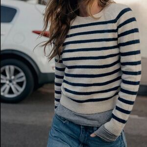 Zara striped knit jumper